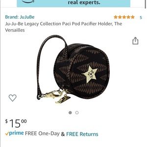 EUC Ju-Ju-Be Collection Paci Pod Pacifier Holder